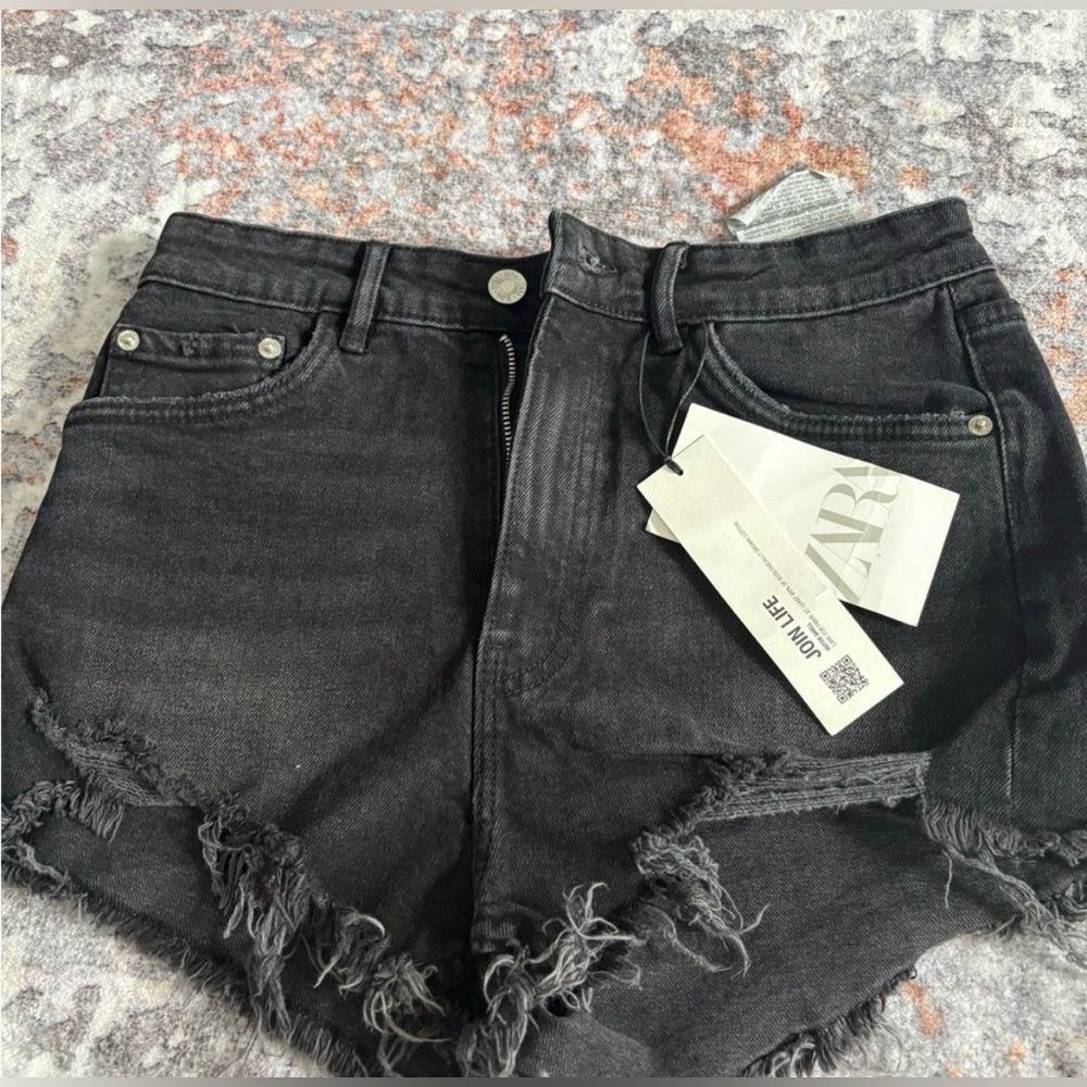 Zara black shorts
